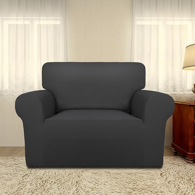 PureFit Super Stretch Sofa Slipcover – Spandex Non Slip Soft Couch Sofa Cover - Image 2
