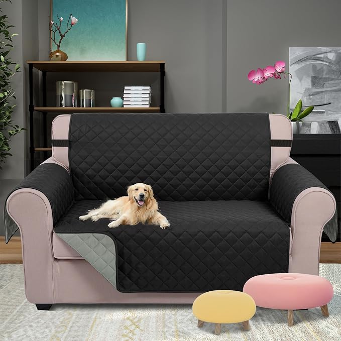 U-NICE HOME Loveseat Sofa Cover Reversible Couch Covers - Image 2