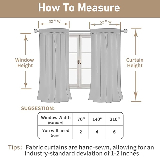 LAMIT 95 Inches Long Terracotta Linen Curtains - Image 7