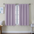 Simplebrand Ava Lilac Short Blackout Curtains by Simplebrand