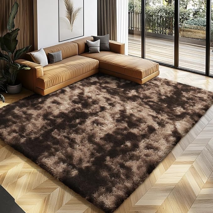 Shag Area Rugs for Bedroom Living Room, 6X9Ultra Soft Fluffy Area Rugs for Dorm by Boshengya
