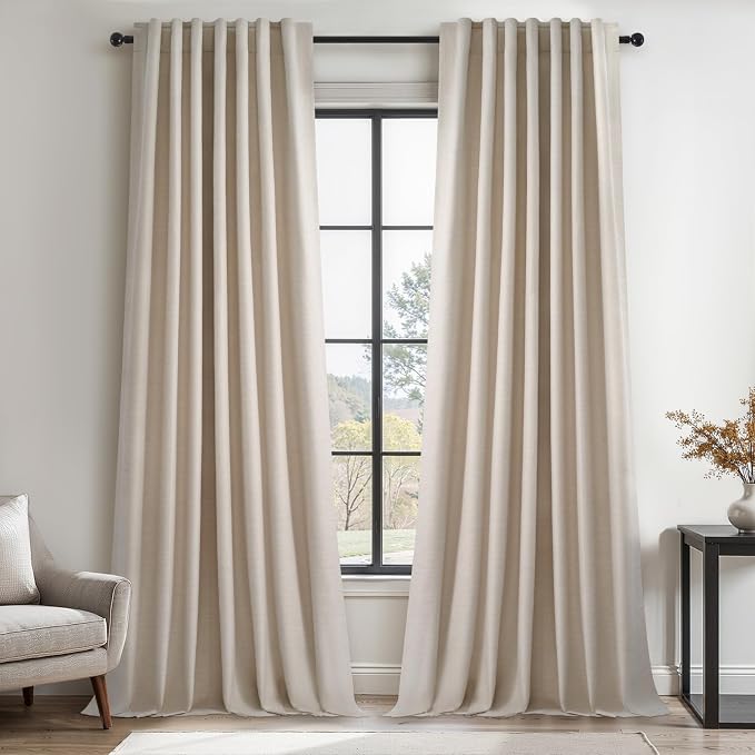 Extra Long 120 Inch Blackout Curtains by Topfinel