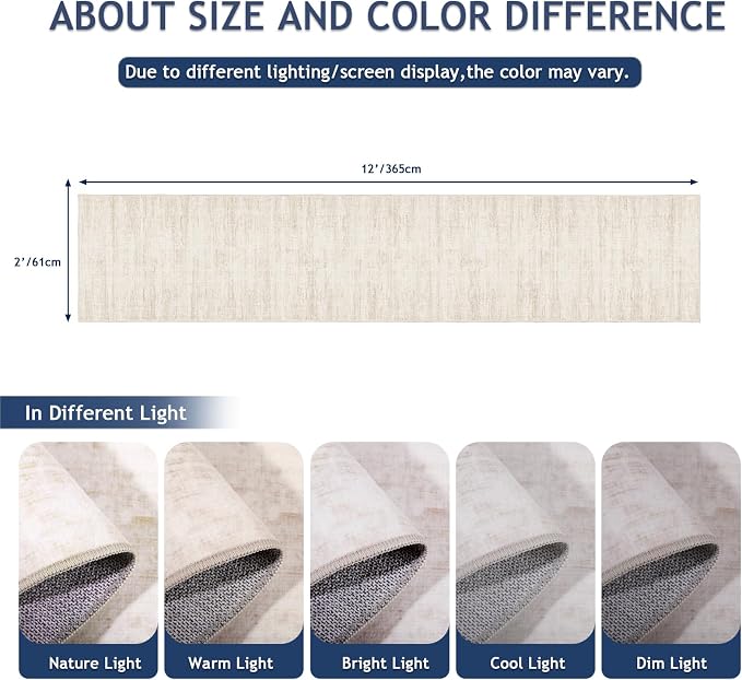Kitchen Runner Rug 2x12 Runners Rug - Image 2