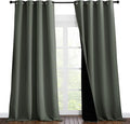 NICETOWN Full Shading Curtains for Windows, Super Heavy-Duty Black Lined by NICETOWN