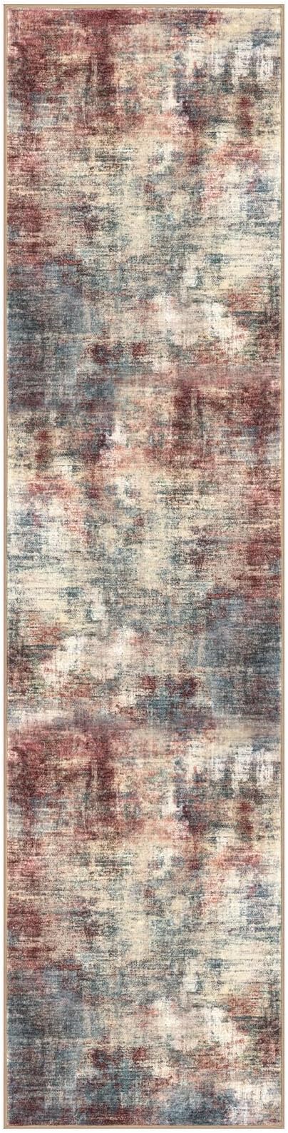 IOHOUZE Abstract Runner Rug 3x12 Ft Washable Runners - Image 9