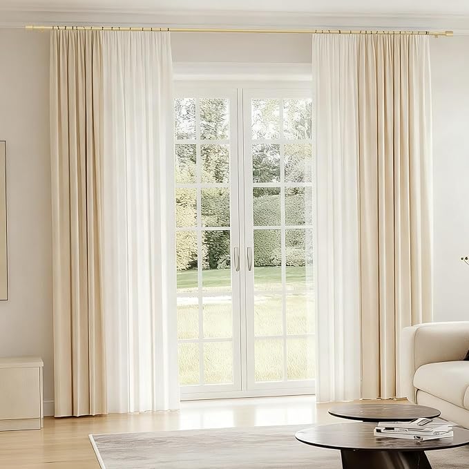 5/8” Diameter Curtain Rods 30-60 Inch, - Image 5