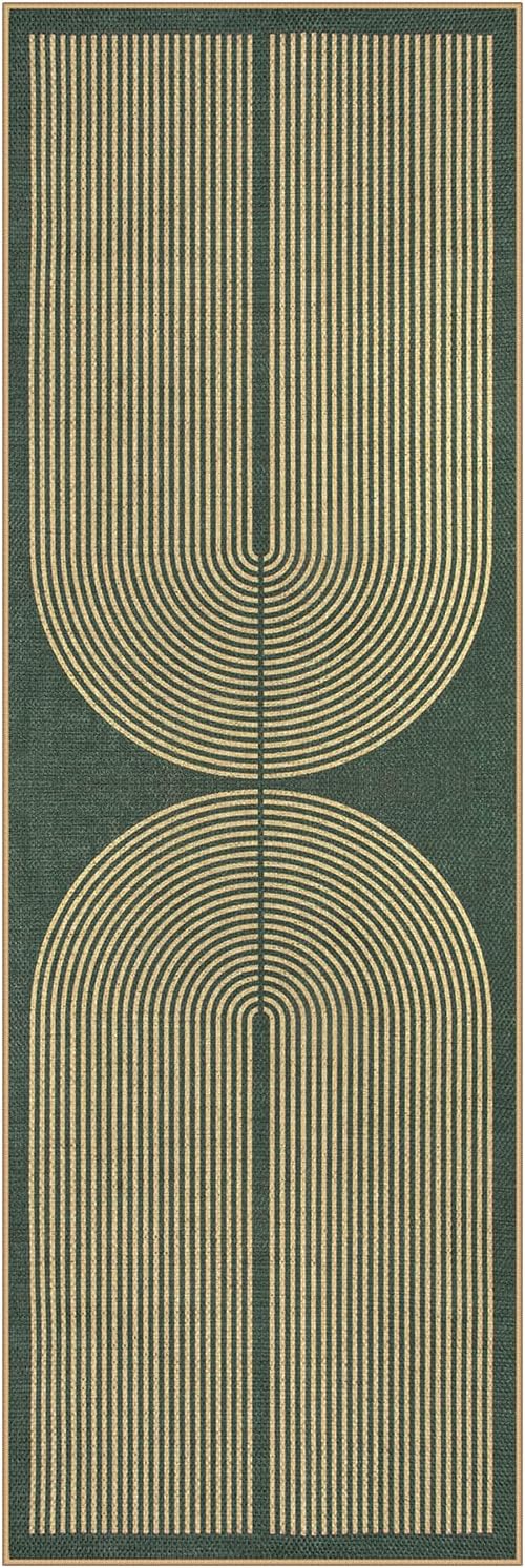 Lahome Enfys Modern Rainbow Easy Jute Entryway Runner Rug, Washable Carpet - Image 7