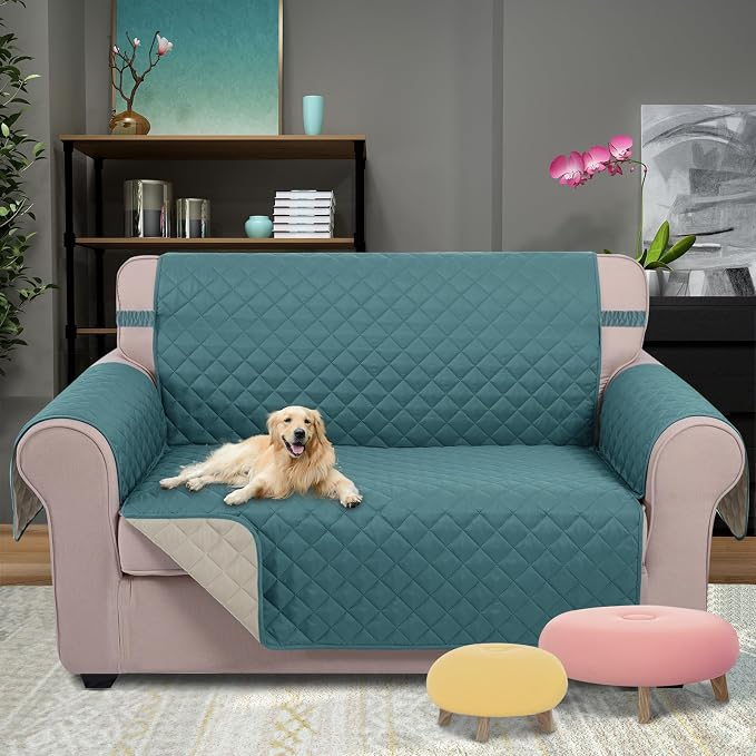 U-NICE HOME Loveseat Sofa Cover Reversible Couch Covers - Image 2