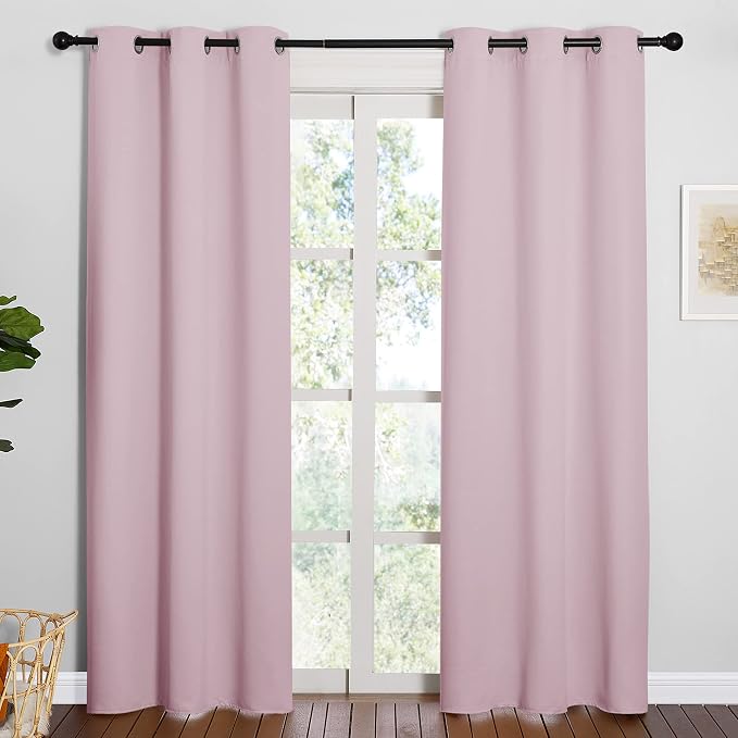 NICETOWN Nursery Essential Thermal Insulated Solid Grommet Top Blackout - Image 2