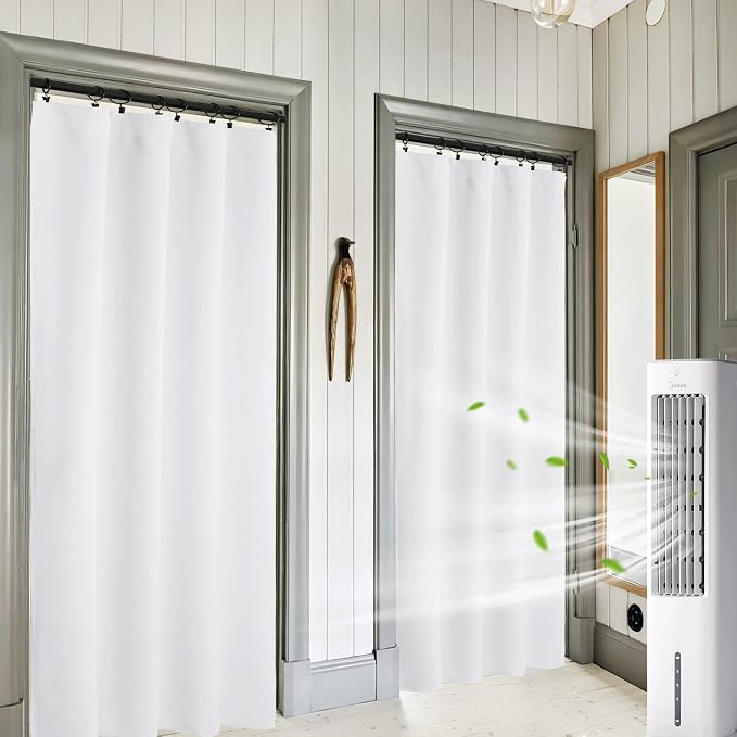 RYB HOME Curtains for Bedroom 84 inches Long 2 Panels Set, Privacy Thermal by RYBHOME