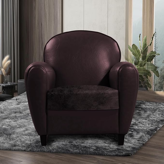 Leather Look Couch Cushion Covers Sofa Seat Slipcovers Sets Couches Furniture - Image 8
