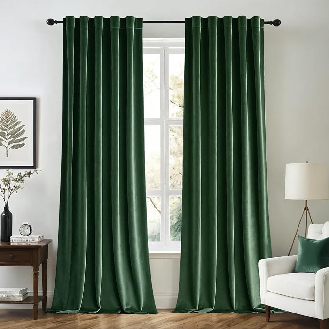 MIULEE Velvet Curtains 108 inches by MIULEE