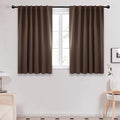 Deconovo Blackout Curtains, Thermal Insulated, W52 x L54 2 Panels, Back Tab by Deconovo