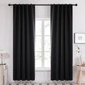 Deconovo Blackout Curtains, Thermal Insulated, W42 x L84 2 Panels, Back Tab by Deconovo