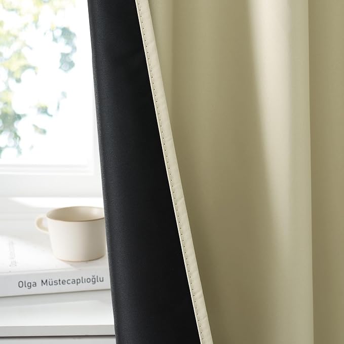 RYB HOME 100% Blackout Short Curtains - Image 4