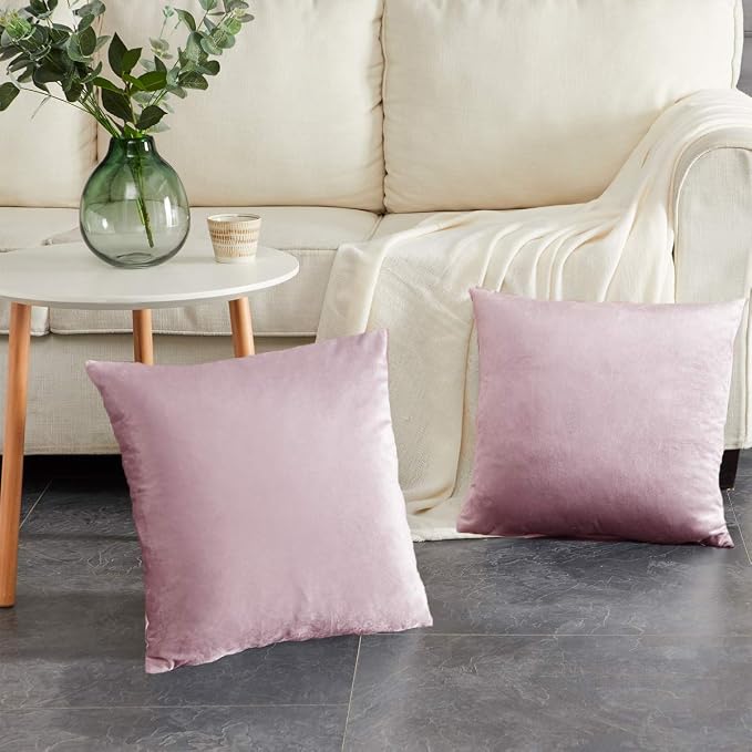 GIGIZAZA Decorative Throw Pillow Covers 16x16, Velvet Sofa Boho Cushion Pillows - Image 5