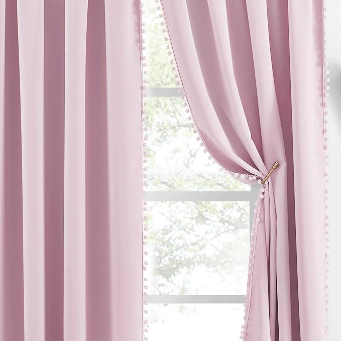 NICETOWN Pom Pom Blackout Curtains - Image 8