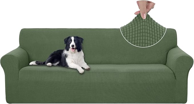 U-NICE HOME 4 Seater Stretch Couch Cover Sofa Cover Washable Sofa Slipcover by U-NICEHOME
