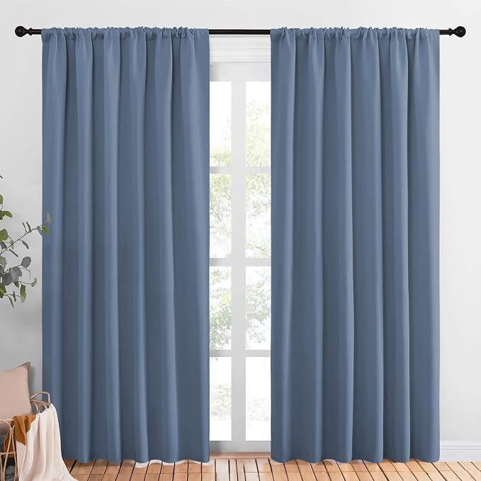 NICETOWN Living Room Curtains, Window Treatment Energy Saving Thermal Insulated by NICETOWN