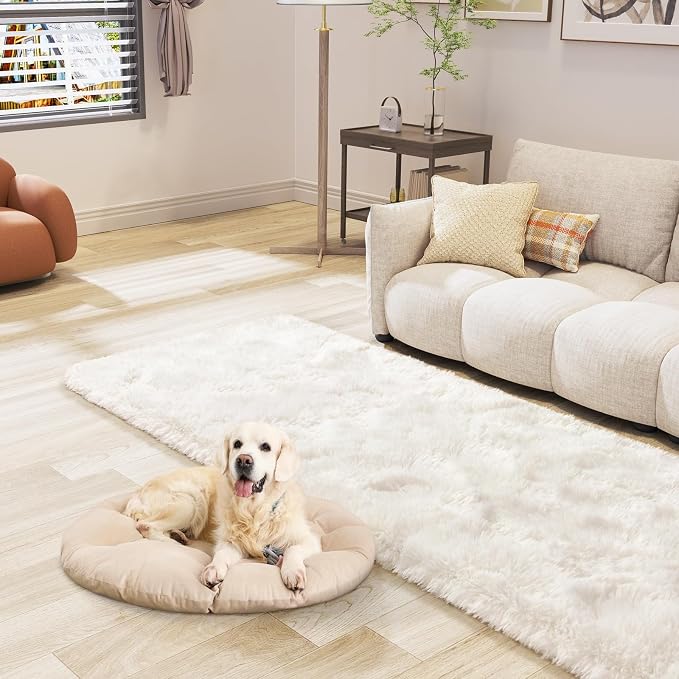 LOCHAS Ultra Soft Indoor Modern Area Rugs 2x6, Fluffy Living Room Carpets - Image 4