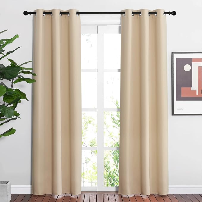 NICETOWN Blackout Farmhouse Curtains by NICETOWN