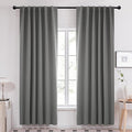 Deconovo Blackout Curtain Panels Window Draperies Rod Pocket/Back Tab Curtains by Deconovo