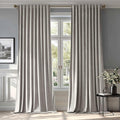 MIULEE Silver Gray Velvet Curtains 84 inches by MIULEE