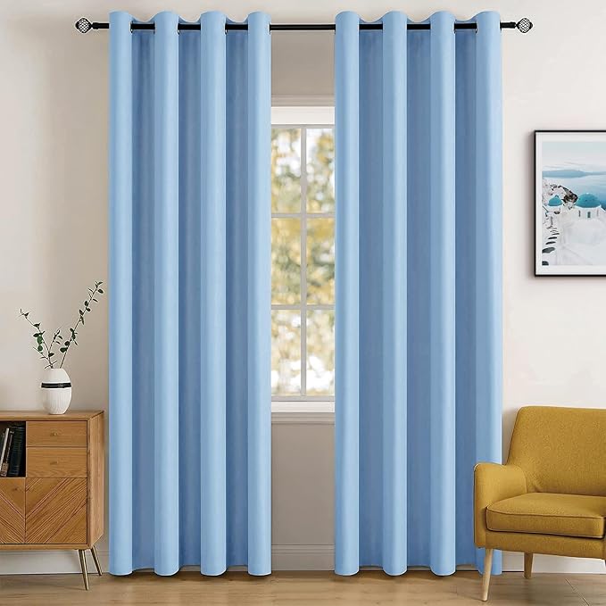 MIULEE Blackout Curtains for Bedroom Living Room Thermal Insulated Room by MIULEE