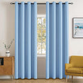 MIULEE Blackout Room Darkening Curtains Thermal Insulated Drapes Solid Window by MIULEE