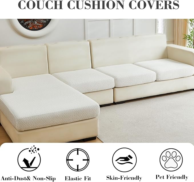 Sofa Covers Couch Covers for Sofa Pet Friendly Couch Cushion Covers Universal - Image 3