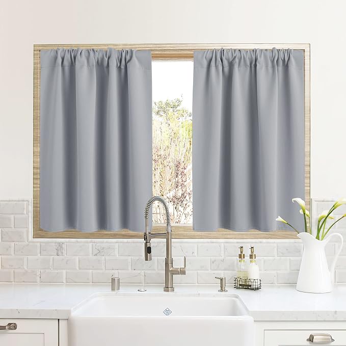 RYB HOME RV Curtains for Camper Windows, Mini Small Thermal Insulated Sunlight by RYBHOME