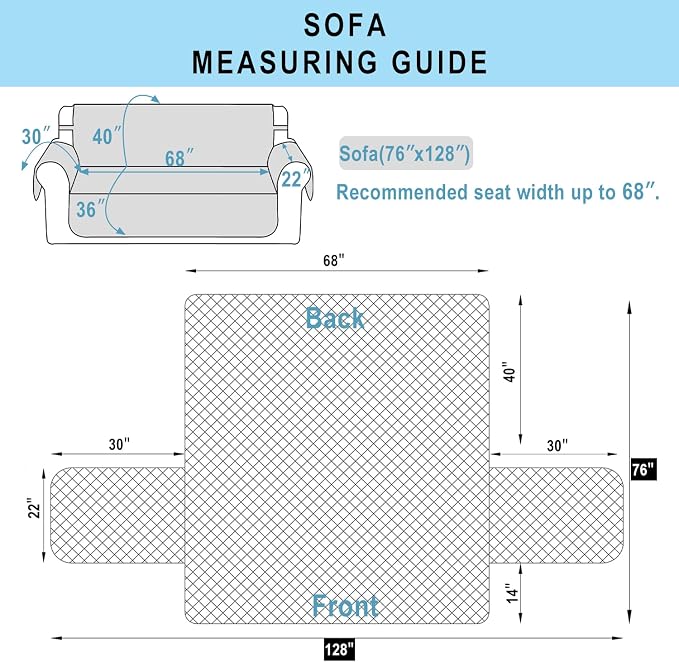 Reversible Sofa Covers Couch Cover Furniture Protector - Image 7