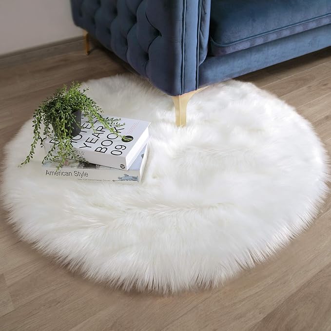 Ashler Faux Fur Rug - Image 8