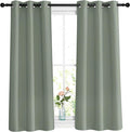 NICETOWN Short Blackout Sage Green Curtains & Drapes by NICETOWN