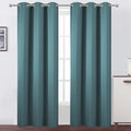 LEMOMO Sea Teal Thermal Blackout Curtains/38 x 84 Inch/Set of 2 Panels Room by Lemomo