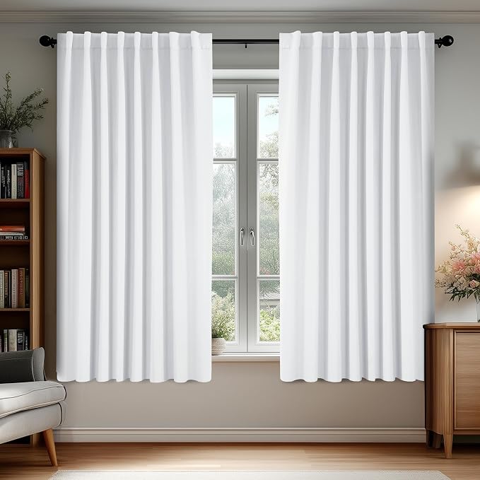 Deconovo Room Darkening Curtains, Thermal Insulated Noise-Reducing Window Panels by Deconovo