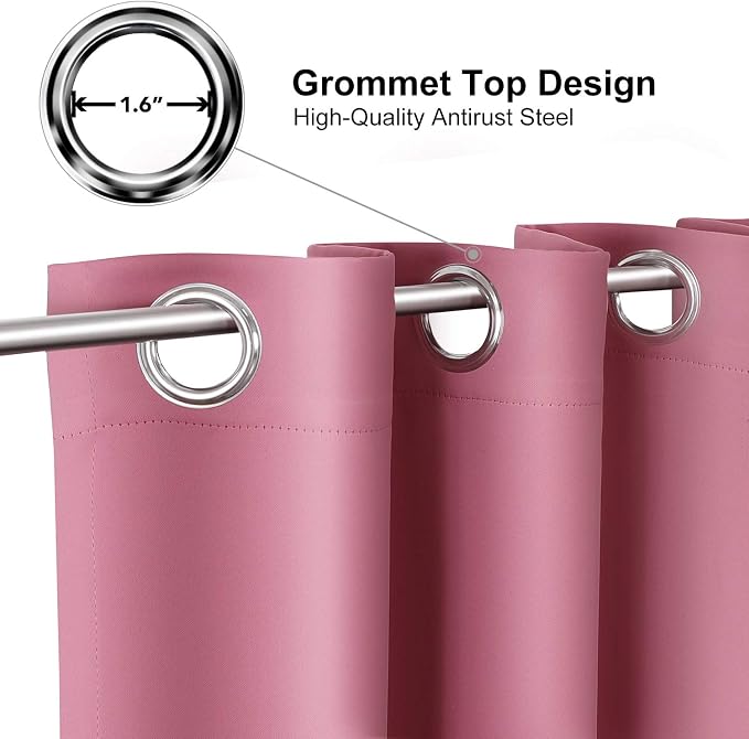 ChrisDowa Small Window Curtains 40 inches Long - Image 2
