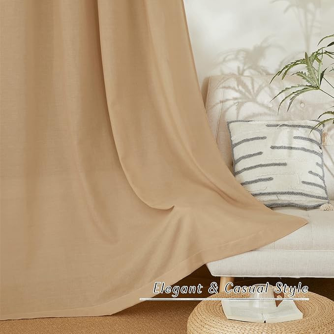 NICETOWN Linen 78 inch Curtains - Image 5