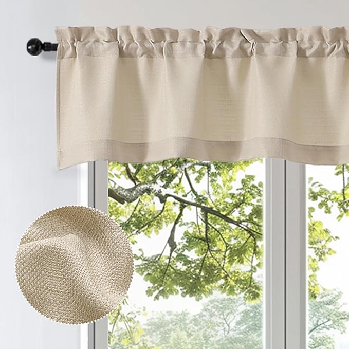 OWENIE Bob 1 PCS Linen Valances - Image 2