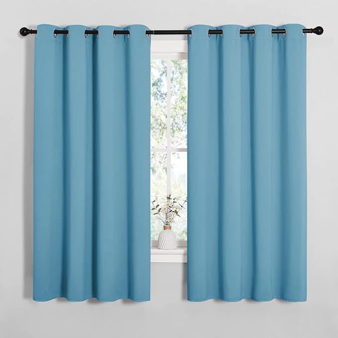 NICETOWN Thermal Insulated Curtains Blackout Draperies, Window Treatment Solid - Image 2