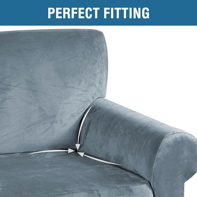 H.VERSAILTEX Stretch Velvet Sofa Covers - Image 4