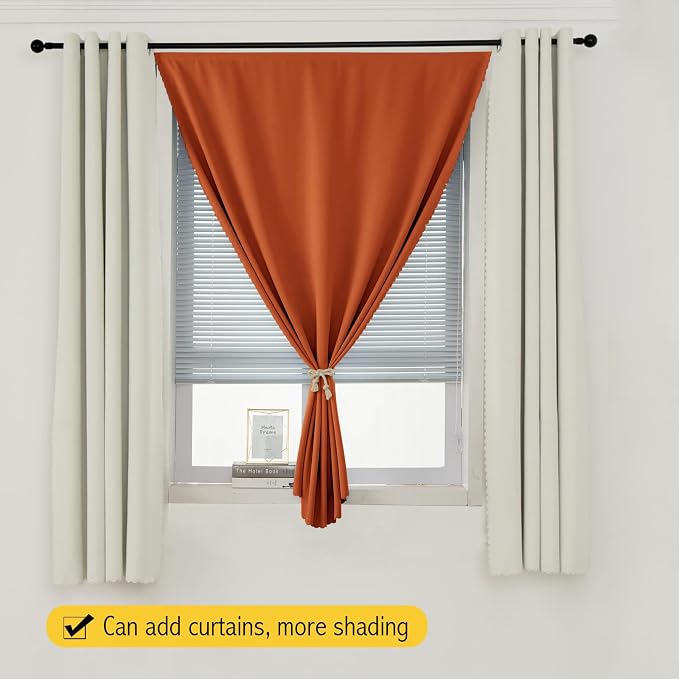 Self Adhesive Curtains Portable Blackout Curtain Simple and Easy to Install - Image 9