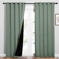 NICETOWN 100% Blackout Window Curtain Panels, Cold and Full Light Blocking by NICETOWN