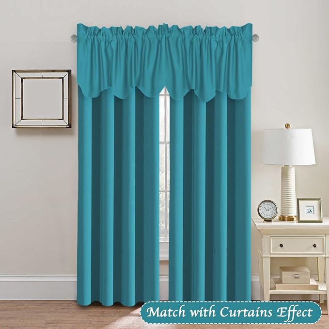 H.VERSAILTEX 2 Panels Blackout Curtain Valances - Image 2