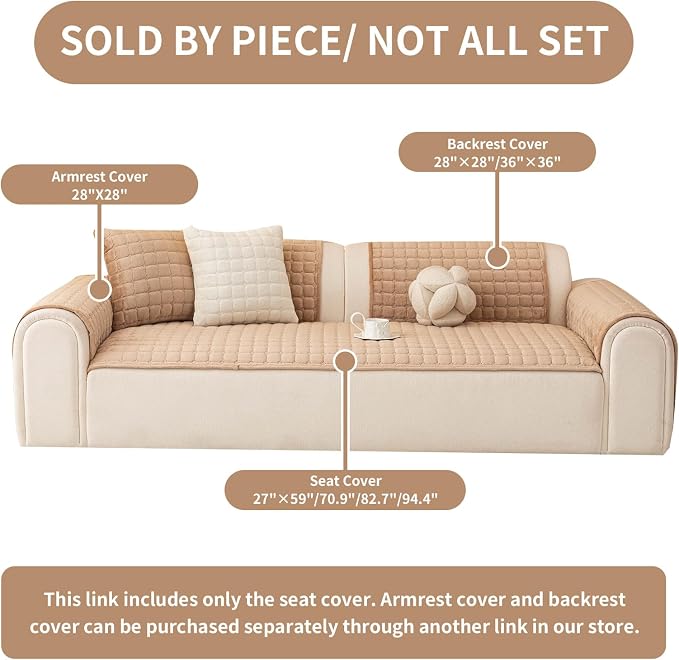 Velvet Couch Covers for Dogs, Dog Sectional Couch Covers, Pet Couchs Cover for - Image 2