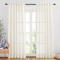 NICETOWN Linen Sheer Curtains and Drapes by NICETOWN