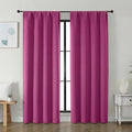 Simplebrand Ava Hot Pink Blackout Curtains by Simplebrand