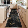 Washable Area Rugs 2'x6' Non-Slip Modern Abstract Soft by RELEANY