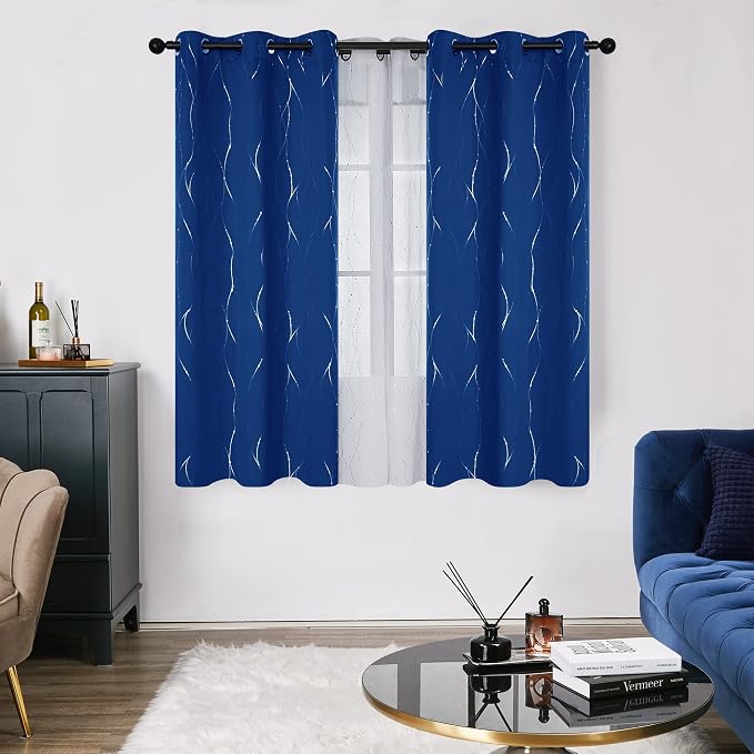 Deconovo Blackout Curtains, 42 x 63 Inch Drapes - Image 2
