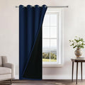Yakamok 100% Blackout Curtains 84 Inches Long, 2 Thick Layers Heat and Full by Yakamok
